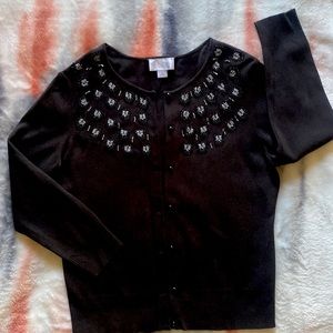 NWOT, beautiful Loft button down sweater size M
